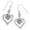 Alcazar Duet Heart French Wire Earrings -Jewelry Store alcazar duet heart french wire earrings silver 0 34295fbb 0eaa 48aa a245 8caf5fed12d4