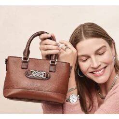 Alessa Small Satchel 9 Alessa Small Satchel -Jewelry Store alessa small satchel bourbon 3 8109145a 75a2 480b 895f 9661990ead41