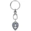 Anchor And Soul Charm Key Fob