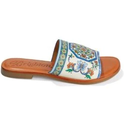 Arte Flat Sandals -Jewelry Store arte flat sandals white multi 2