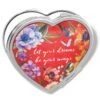Blossom Hill Rouge Heart Compact Mirror -Jewelry Store blossom hill rouge heart compact mirror poppy 0
