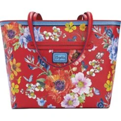 Blossom Hill Rouge Scarlet Tote -Jewelry Store blossom hill rouge scarlet tote poppy 2