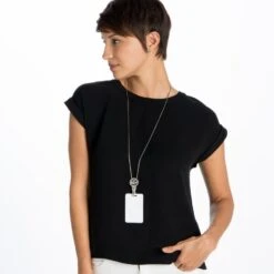 Brighton Badge Clip Necklace -Jewelry Store brighton badge clip necklace silver 3 48fe579a f84f 428c 89da f4b5e2583bf8