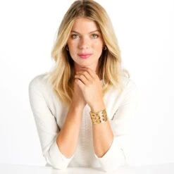 Christo Tokyo Wide Cuff Bracelet -Jewelry Store christo tokyo wide cuff bracelet gold 2 8c57cebb eb4c 40cb 9256 9ee9c3a126b5