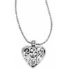 Contempo Heart Badge Clip Necklace -Jewelry Store contempo heart badge clip necklace silver 0 93a1ef43 3762 4217 a0a9 7234b7ee6be1