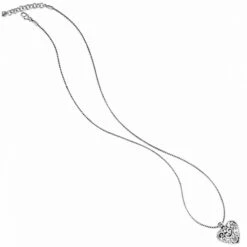 Contempo Heart Badge Clip Necklace -Jewelry Store contempo heart badge clip necklace silver 2 1c7fc7f1 d6b3 4918 bf00 52073230fef1