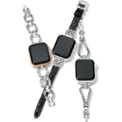 Contempo Linx Watch Band -Jewelry Store contempo linx watch band silver 2