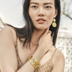 Contempo Wide Cuff Bracelet 13 Contempo Wide Cuff Bracelet -Jewelry Store contempo wide cuff bracelet gold 4