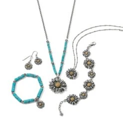 Daisy Dee Turquoise Necklace -Jewelry Store daisy dee turquoise necklace silver turquoise 4