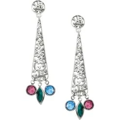 Elora Gems Post Drop Earrings