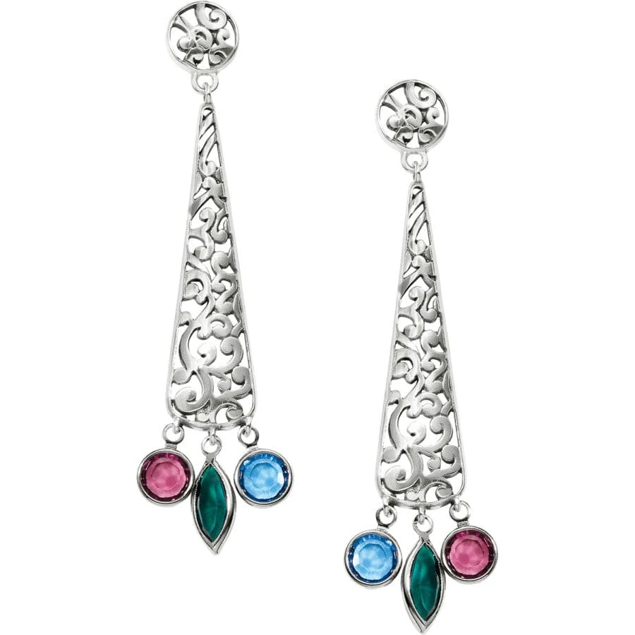 Elora Gems Post Drop Earrings 3 Elora Gems Post Drop Earrings