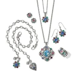 Elora Gems Ring -Jewelry Store elora gems ring silver multi 2