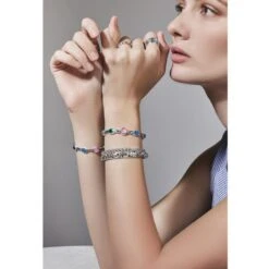 Elora Gems Ring -Jewelry Store elora gems ring silver multi 3