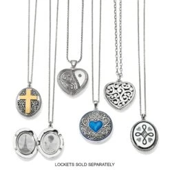 Essex Heart Convertible Locket Necklace -Jewelry Store essex heart convertible locket necklace silver 4 737da696 223c 4090 a009 4d98625af615