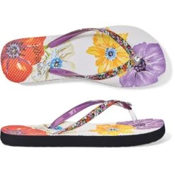 Floret Flip Flops -Jewelry Store floret flip flops multi 2 c45f8415 a456 4422 8056 eeaec149ec6c