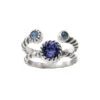 Halo Duo Ring -Jewelry Store halo duo ring silver tanzanite 0 1b7088f4 d713 45ac 8106 9f51c8c3e18c