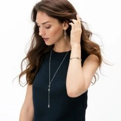 Halo Horizon Y Necklace -Jewelry Store halo horizon y necklace silver multi 3 57e4ff48 53a0 4050 968a eb1656bd3189