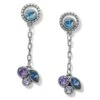 Halo Radiance Post Drop Earrings -Jewelry Store halo radiance post drop earrings silver tanzanite 0 6921efbc b2e9 49e9 b001 0a1ec3d2746c