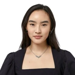 Infinity Sparkle Necklace -Jewelry Store infinity sparkle necklace silver 4