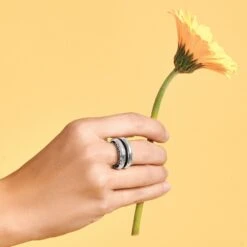 Inner Circle Double Ring 19 Inner Circle Double Ring -Jewelry Store inner circle double ring silver 3