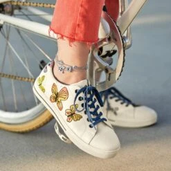 Inner Shine Flutter Anklet -Jewelry Store inner shine flutter anklet silver 1