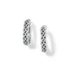 Interlok Braid Small Hoop Earrings -Jewelry Store interlok braid small hoop earrings silver 0