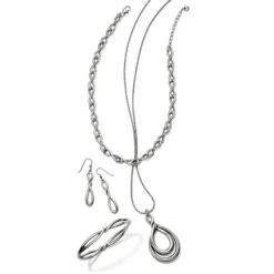 Interlok Twist Necklace -Jewelry Store interlok twist necklace silver 2