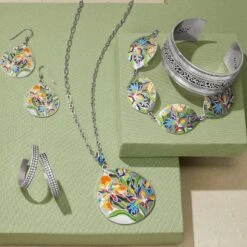 Jewelry Store -Jewelry Store iris bloom bracelet silver multi 1 a15be699 b649 4f92 a659 217efe053a91