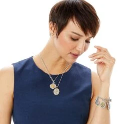 Joan Of Arc Necklace -Jewelry Store joan of arc necklace silver gold 3