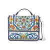 La Farfalla Emilia Flap Bag -Jewelry Store la farfalla emilia flap bag white multi 0