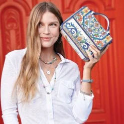 La Farfalla Emilia Flap Bag -Jewelry Store la farfalla emilia flap bag white multi 4