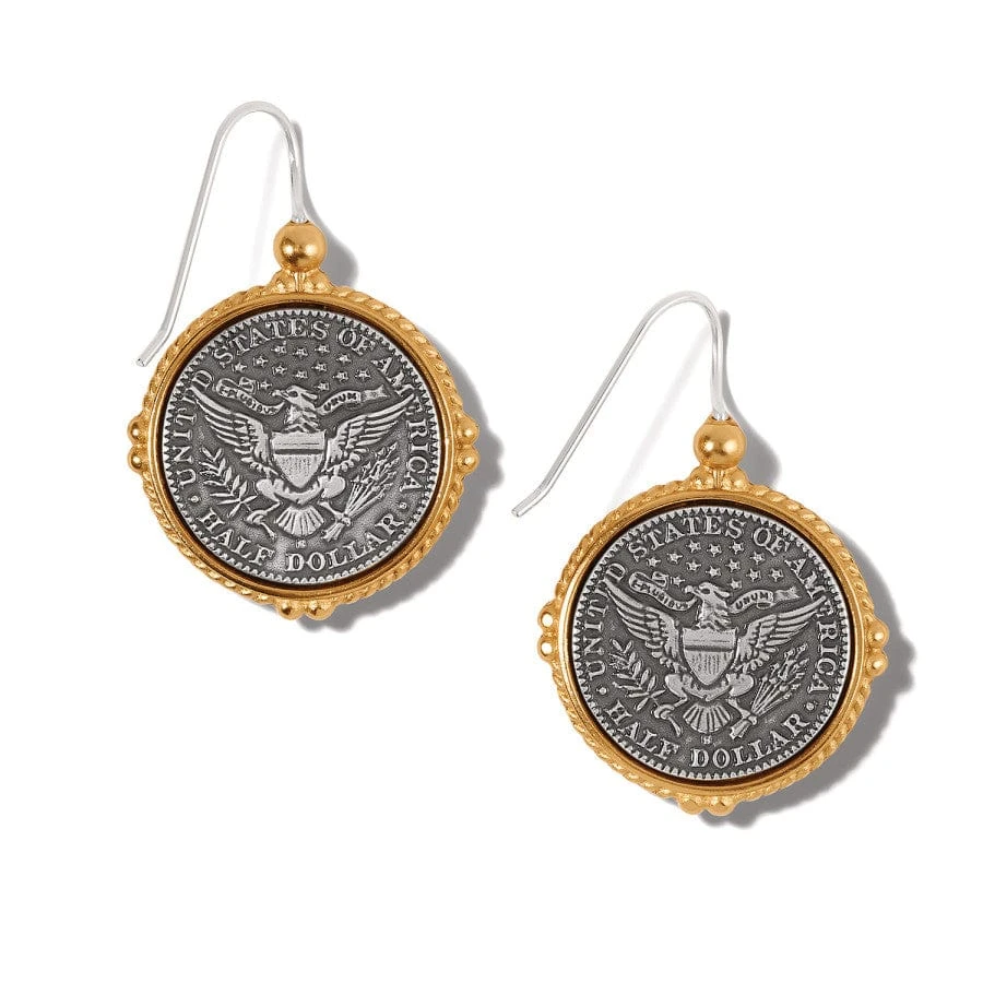 Lady Liberty French Wire Earrings 4 Lady Liberty French Wire Earrings - Image 2