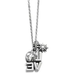 Love Earth Necklace -Jewelry Store love earth necklace silver blue 1 36dea7f0 93e4 4244 a388 a553506b10c6