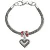Luna Heart Charm Bracelet -Jewelry Store luna heart charm bracelet silver red 0 2746f5f7 24e8 461e b527 29c7a875fac9