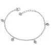Meridian Love Notes Anklet 1 Meridian Love Notes Anklet -Jewelry Store meridian love notes anklet silver 0