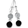 Meridian Petite Prime French Wire Earrings -Jewelry Store meridian petite prime french wire earrings silver black 0 50274ee8 b428 427c 8957 75b8d3bef9cb