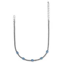 Meridian Sierra Necklace -Jewelry Store meridian sierra necklace silver blue 1