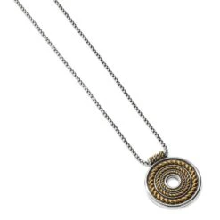Monete Ring Necklace -Jewelry Store monete ring necklace silver gold 2
