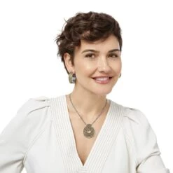 Monete Ring Necklace -Jewelry Store monete ring necklace silver gold 3