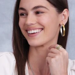 Monete Wide Ring 9 Monete Wide Ring -Jewelry Store monete wide ring silver gold 3