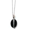 Neptune's Rings Oval Black Agate Reversible Short Necklace -Jewelry Store neptune s rings oval black agate reversible short necklace black 0 6fa5f286 8ed8 404c 8aa3 43125d4fc27f