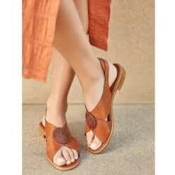 Nicole X Band Sling Sandals -Jewelry Store nicole x band sling sandals cognac 2 2e6bf9d1 14a2 415a a963 1213a42d9314
