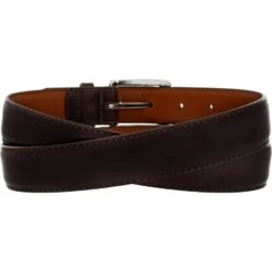Norton Dress Satin Buckle Belt -Jewelry Store norton dress satin buckle belt dark brown 1