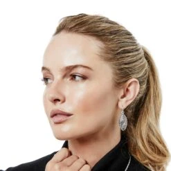 Palmetto French Wire Earrings -Jewelry Store palmetto french wire earrings silver 1