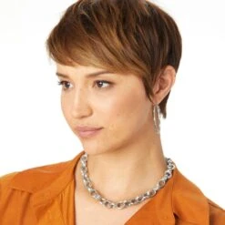 Pebble Link Necklace -Jewelry Store pebble link necklace silver 2 e09277ec b788 447f a0fa 51d8d1f74931