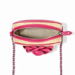 Rosie Straw Camera Bag -Jewelry Store rosie straw camera bag natural orchid 1
