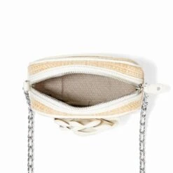 Rosie Straw Camera Bag -Jewelry Store rosie straw camera bag white 1