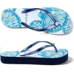 Sand Flip Flops -Jewelry Store sand flip flops blues 3