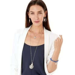 Sea Shore Compass Stretch Bracelet -Jewelry Store sea shore compass stretch bracelet silver blue 3 360c1ccb da90 4892 9f49 f9f098fd742e