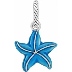 Seascape Starfish Charm 7 Seascape Starfish Charm -Jewelry Store seascape starfish charm silver blue 2
